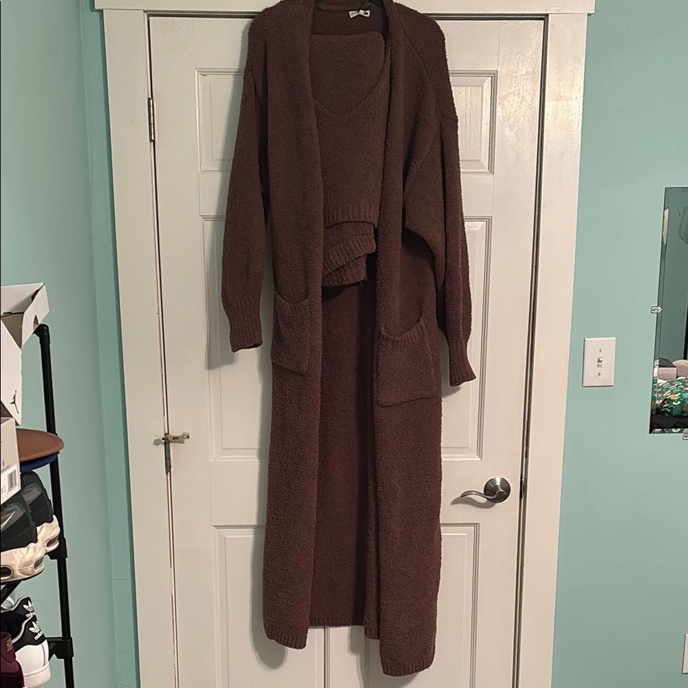 Fashion Nova Chocolate Brown 3 Piece Set
